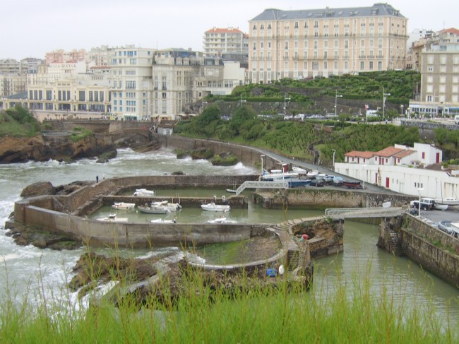 Biarritz harbour