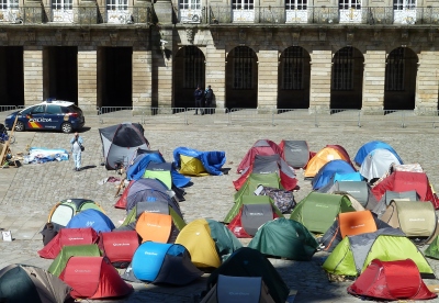 Santiago protest camp