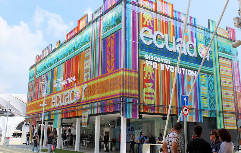 Milan Expo Ecuador pavilion