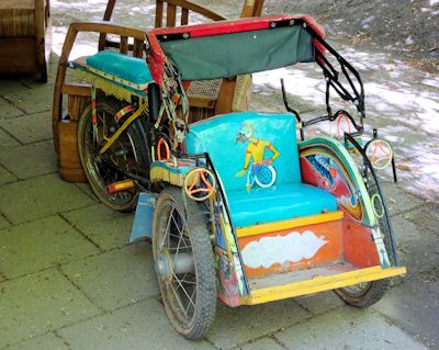 Indonesian tricycle