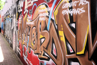 openlucht museum graffiti alleyway