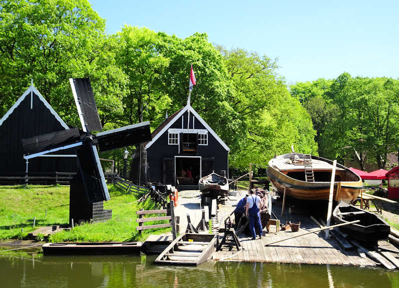 openlucht museum boatbuilding yard