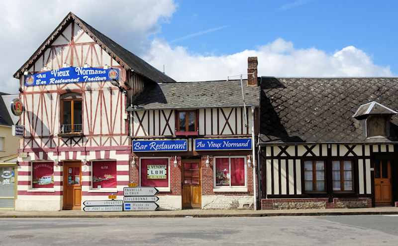 Allouville timbered houses