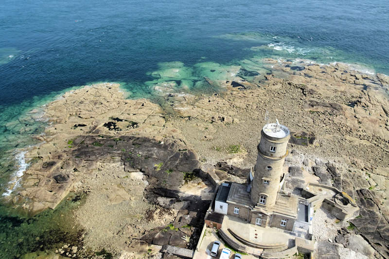 Phare de Gateville lighthouse view from top