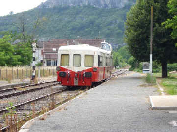 Old Train Touristique at Cajarc