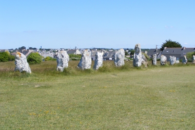 Neolithic stones at Camaret
