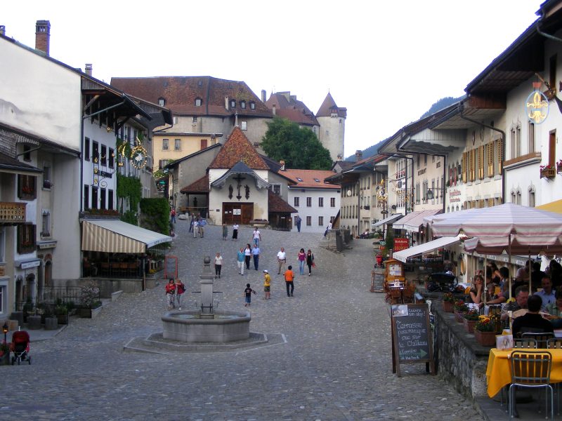 Gruyeres main square
