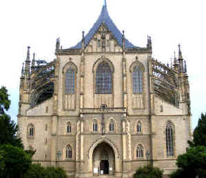 St Barbara cathedral front