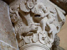 Vezelay - detail of column