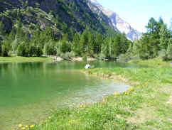 Lake between Randa and Tsch
